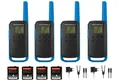 4er Set Motorola Talkabout T62 blau tlkr PMR Funkset