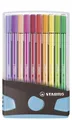 STABILO  1797089 STABILO Fasermaler Pen 68, 20er ColorParade, grau/hellblau