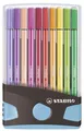STABILO Fasermaler Pen 68 20er ColorParade grau/hellblau