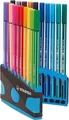 STABILO Fasermaler Pen 68, 20er ColorParade, grau/hellblau 1 bis 40x SPARE 32%