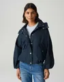 OPUS Kurzjacke Jacke HILVI Loose mit wasserabweisender Oberfläche