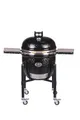 Monolith Classic PRO SERIE 2.0 BLACK inkl. Gestell & Seitentischen Holzkohle Grill Smoker