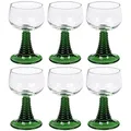 6 Römer Römergläser Grün Weingläser Wein Gläser Glas 27 cl 0,2 L Geeicht
