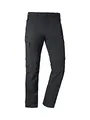 Schöffel Herren Pants Koper1 Zip Off, Flexible Hose mit Zip-Off Funktion, schnell trocknende und kühlende Wanderhose aus 4-Wege-Stretch, Black, 52