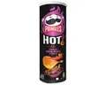 Pringles Knabberei, Pringles Hot Smokin BBQ Ribs Stapelchips Barbecue Geschmack 160g