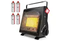 EVOCAMP Heizgerät mit Piezozündung tragbar, 1,7 kW, für Camping ohne Strom, Sauerstoffmangelsicherung für Gaskartuschen MSF-1A, Piezo-Zünder