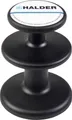 Halder 3688.003 Magnethalter schwarz (L x B) 100mm x 75mm 1St.