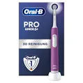 Oral-B Pro Junior Elektrische Zahnbürste für Kinder — Electric Toothbrush ab 6 Jahren — Inkl. 1 Aufsteckbürste, Designed by Braun, Lila