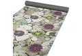 ANRO Küchenläufer RANNA Hochwertig Küchenteppich Teppich Textil, Eckig, Bodenläufer 100x65cm Spa Steine Grau pflegeleicht
