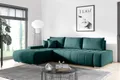 MEBLITO Ecksofa Eckcouch Bonari L Form Sofa mit Schlaffunktion Bettkästen Couch Sofagarnitur Links Monolith 37