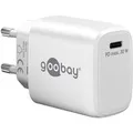 USB-C Schnellladegerät, PD, GaN, 20 Watt weiß, 1x USB-C, Power Delivery 3.0