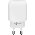 Goobay USB-CTM PD Schnellladegerät (20 W) weiß - 1x USB-CTM-Anschluss (Power Delivery) - weiß