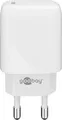 Goobay USB-C, PD 3.0, GaN Technologie, dynamisches Schnellladegerät, 20 W, weiß