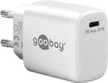 Goobay USB-C, PD 3.0, GaN Technologie, dynamisches Schnellladegerät, 20 W, weiß