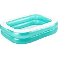 Bestway Planschbecken Family Pool 54005, ab 6 Jahre, mit 2 Luftringen, bis 450 Liter, 200 x 146 x 48