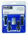 HR Radschraube Felgenschloss-Set M14 x 1,25 x 28 mm schwarz/black B14252801KEY4