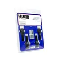 H&R Spezialfedern Radschraube Felgenschloss-Set M14 Kegelbund 60° B14252801KEY4