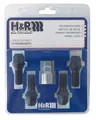 H&R Felgenschlösser schwarz M14x1,25 SW17 19