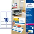 AVERY Zweckform Visitenkarten 220 g/m² satiniert ultraweiß C32016-25