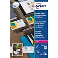 AVERY Zweckform Premium Visitenkarten 220 g/m² Weiß 25 Blatt à 10 Stück 3386150