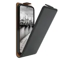 EAZY CASE Hülle kompatibel mit Samsung Galaxy S23 Plus Flip Cover zum Aufklappen, Handyhülle aufklappbar, Schutzhülle, Flipcover, Flipcase, Flipstyle Case vertikal klappbar, aus Kunstleder, Schwarz