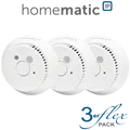 3er SET Homematic IP Rauchwarnmelder mit Q-Label HmIP-SWSD-2