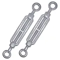 Spannschloss M12 2 Stück Drahtspanner M12, verstellbare Spannschlösser Öse un...