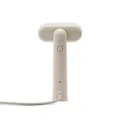 Steamery Travel Steamer Cirrus Lite, 1200 W, Dampfleistung 16 g/Min, Aufheizzeit 18 Sekunden, tragbar & kompakt, drehbarer Steam-Kopf, Dry Steam-Technologie, beheizte Frontplatte, Sand