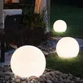 3x Solarlampe Solarleuchte Gartenlampe Stecklampe Wetterfest Akku warmweiß LED