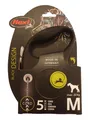 FLEXI Automatikleine Black Design M max. 20KG, Gurt 5 m schwarz NEU K5