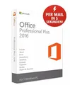 Microsoft Office 2016 Professional Plus Key Software Download per E-Mail SOFORT