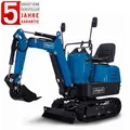 Scheppach Benzin Mini-Bagger EXC815 mit Kettenantrieb | 8,5PS | 690mm Spurbreite