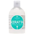 Kallos Keratin Shampoo 1000ml, regenerierendes Shampoo für strapaziertes Haar