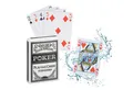 relaxdays Spiel Wasserfeste Pokerkarten aus Plastik