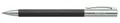 FABER-CASTELL Kugelschreiber AMBITION Edelharz  schwarz, Schreibfarbe: schwarz,