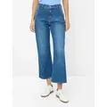 Brax Damen Culotte Style MAINE S USED STONE BLUE, denim blau, Gr. 36