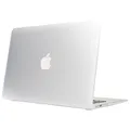 NALIA Hardcase kompatibel mit MacBook Air 13 Zoll (2015), Slim Case Hülle Cover Schutzhülle Matt, Transparent Protector Sleeve Hartschale, Front & Backcover Laptop Tasche Skin, Farbe:Transparent