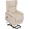 Homcom Fernsehsessel, Creme, Textil, 94x109x72.5 cm, Wohnzimmer, Sessel, Fernsehsessel