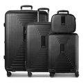 Redolz Essentials 14 4-Rollen Kofferset + Beautycase 4 tlg. mit Dehnfalte