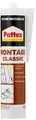 Pattex Montagekleber Classic, 2-fach starker Baukleber für poröse und saugende Materialien, für Innenanwendungen geeignet, 1x400g