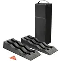 Xpotool Auffahrkeile Wohnmobil 2 Stück 40/70/100 Mm 3,5 T Auffahrkeile Set Für Wohnwagen Mit Tragetasche Und Wasserwaage