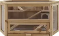 Hamsterkäfig aus Holz und Plexiglas Natur Pur für Ihren kleinen Nager