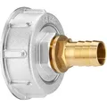 GEKA IBC-Adapter 30.0041.8, aus Messing, für S60x6 Gewinde, mit 3/4 Zoll Schlauchtülle