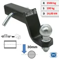Anhängebock US-Adapter 51 x 51 mm für Chrysler Grand Voyager V 2008–2016