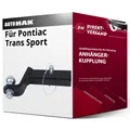 Anhängerkupplung starr für Pontiac Trans Sport 07.1989-12.1997 inkl. EBA top neu
