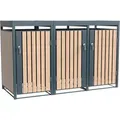 WESTMANN Mülltonnenbox »Planta« (3 x 240 L)