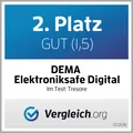 Dema Möbeltresor Wandtresor Tresor Safe Wandsafe Geldschrank Digital 65L 35x36x52cm 20945-raus