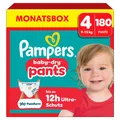 Pampers Baby Dry Pants Gr. 4 Maxi 9-15kg Windeln, 180 Stück, Monatsbox