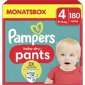 Pampers® Windeln baby-dryTM Monatsbox Größe Gr.4 (9-15 kg) für Babys und Kleinkinder (4-18 Monate), 180 St.