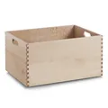 Zeller Allzweckkiste Aufbewahrung Büro Haushalt 40x30x21 cm Buche lackiert 13309